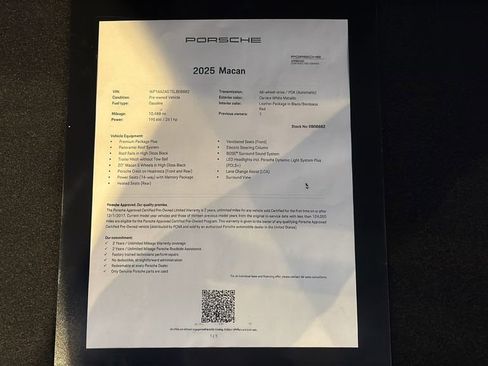 Certified 2025 Porsche Macan image 23