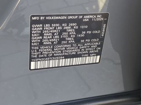 New 2026 Volkswagen Atlas SEL Premium R-Line AWD/4WD image 36