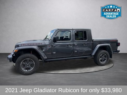 Used 2021 Jeep Gladiator Rubicon w/ Trailer Tow Package AWD/4WD image 8