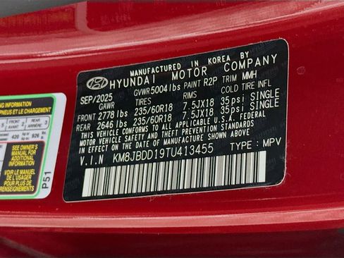 Certified 2026 Hyundai Tucson SEL AWD/4WD image 34