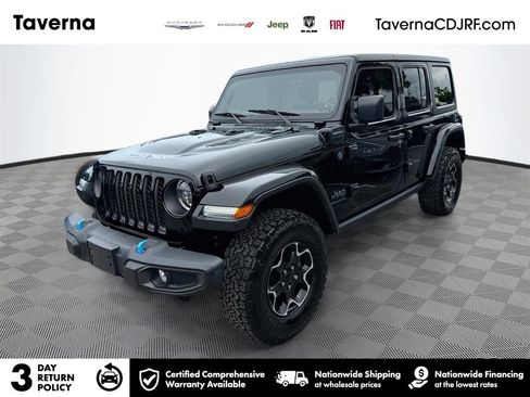 Used 2023 Jeep Wrangler Unlimited Rubicon 4xe w/ Cold Weather Group AWD/4WD image 1