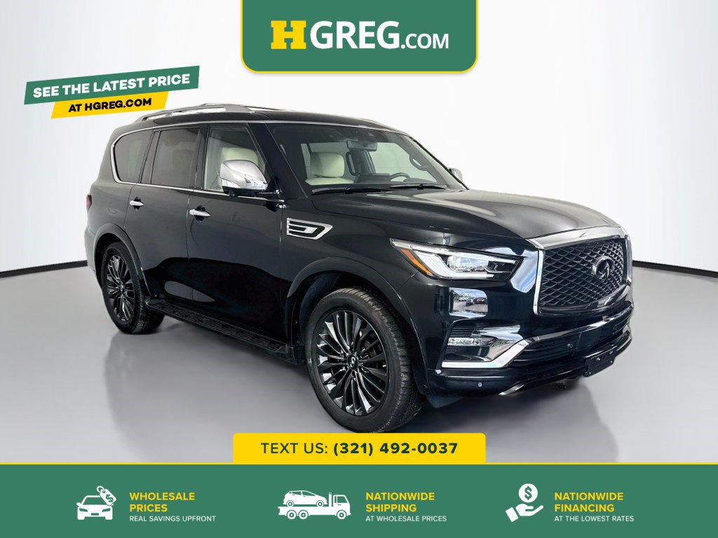 Used 2023 INFINITI QX80 Sensory w/ Cargo Package AWD/4WD image 1