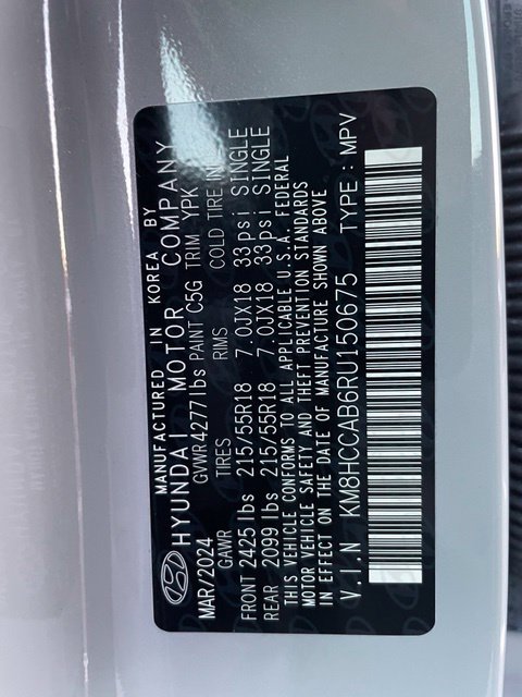 Used 2024 Hyundai Kona SEL w/ Convenience Package AWD/4WD image 36