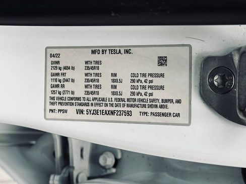 Used 2022 Tesla Model 3 RWD image 42