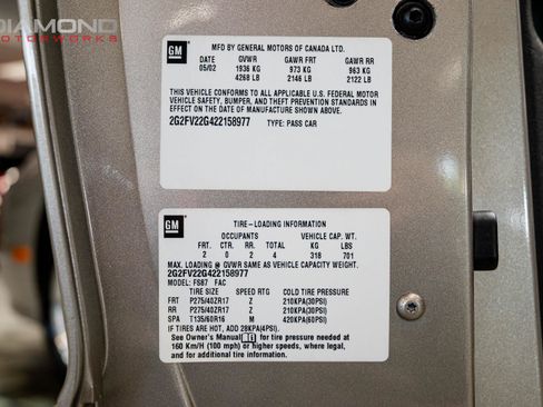 Used 2002 Pontiac Firebird Formula RWD image 73