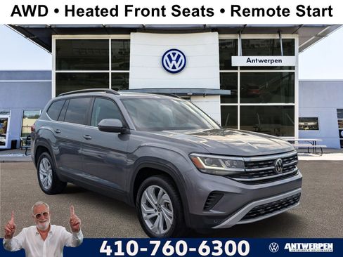 Used 2023 Volkswagen Atlas SE w/ Panoramic Sunroof Package AWD/4WD image 1