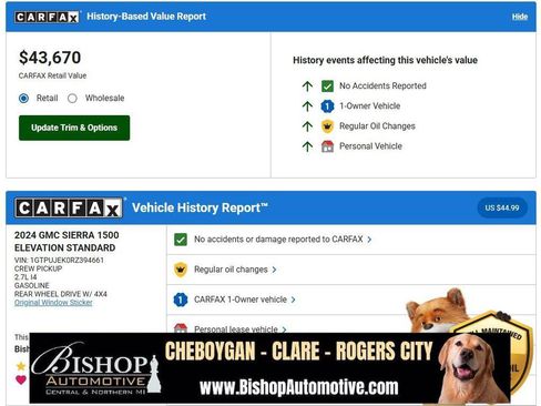 Used 2024 GMC Sierra 1500 Elevation image 7