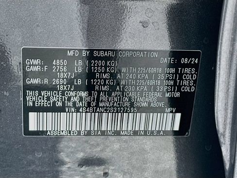 Used 2025 Subaru Outback Limited w/ Popular Package #2 AWD/4WD image 28
