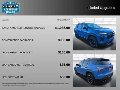 Used 2025 Chevrolet Equinox RS w/ Safety and Technology Package image 3
