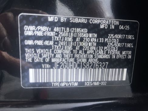 Certified 2025 Subaru Crosstrek 2.0i Premium image 12