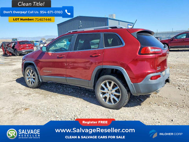 Used 2014 Jeep Cherokee Limited w/ Trailer Tow Group AWD/4WD image 3