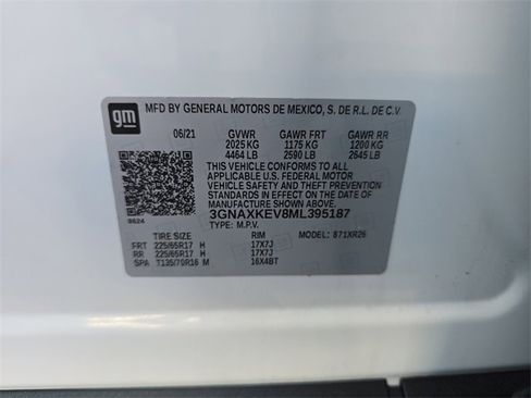 Certified 2021 Chevrolet Equinox LT image 32