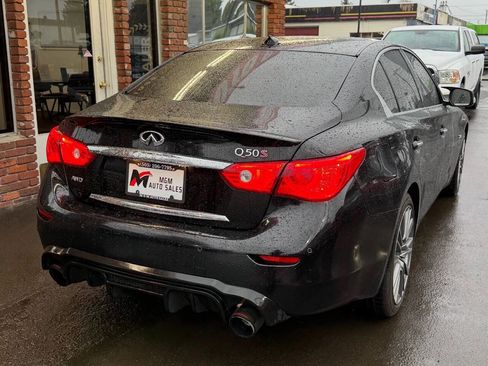 Used 2017 INFINITI Q50 Red Sport 400 image 3