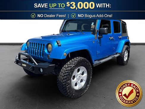 Used 2015 Jeep Wrangler Unlimited Sahara w/ Connectivity Group AWD/4WD image 1