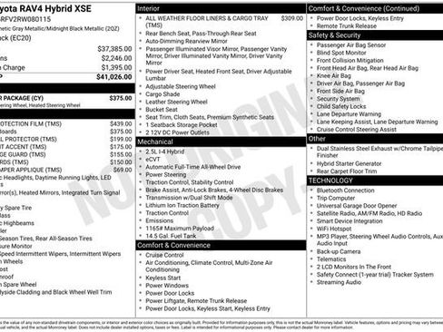 Used 2024 Toyota RAV4 XSE w/ Weather Package AWD/4WD image 11