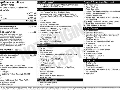 Used 2022 Jeep Compass Latitude w/ Sun and Sound Group FWD image 23