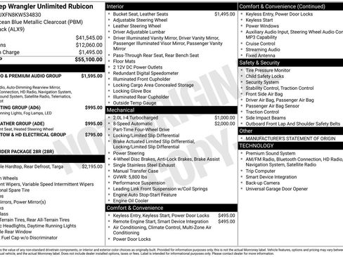 Used 2019 Jeep Wrangler Unlimited Rubicon image 6