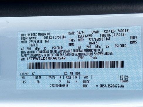 Certified 2024 Ford F150 XLT w/ Equipment Group 302A MID image 33