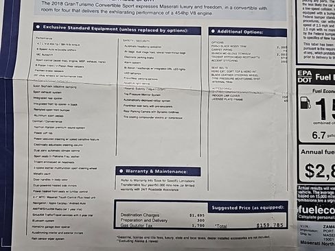 Used 2018 Maserati GranTurismo Sport image 13