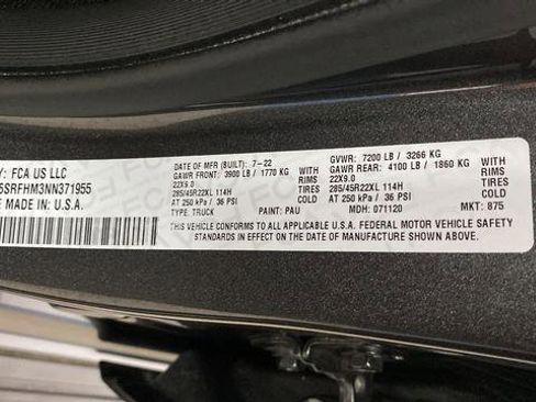 Used 2022 RAM 1500 Limited AWD/4WD image 28
