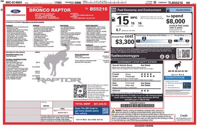 New 2026 Ford Bronco Raptor AWD/4WD image 26