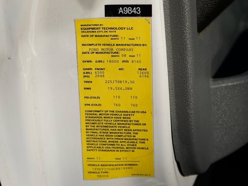 Used 2012 Ford F550 2WD Regular Cab Super Duty w/ PWR Equipment Group image 44