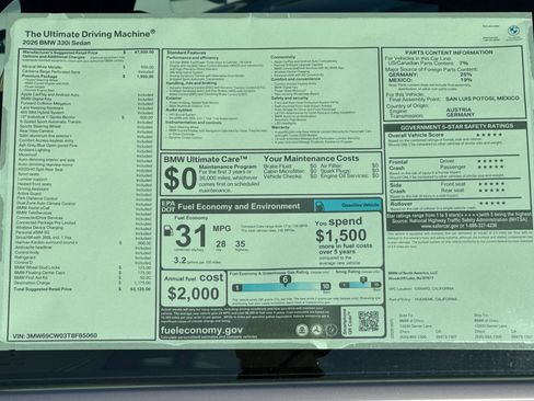 Used 2026 BMW 330i Sedan w/ Premium Package RWD image 29