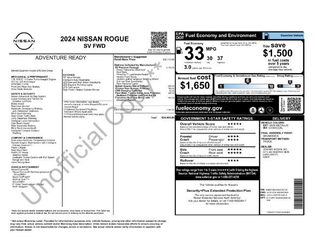 Used 2024 Nissan Rogue SV w/ SV Premium Package FWD image 19