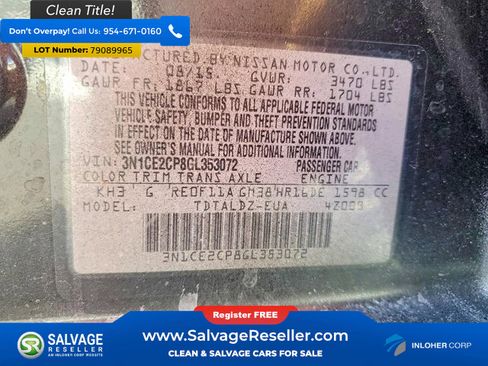 Used 2016 Nissan Versa Note SV image 16