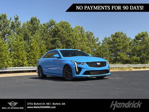 Used 2023 Cadillac CT4 V Blackwing w/ Climate Package RWD image 1