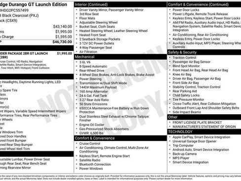 Certified 2023 Dodge Durango GT image 37