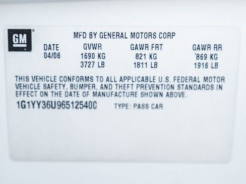 Used 2006 Chevrolet Corvette Convertible w/ Preferred Equipment Group image 85