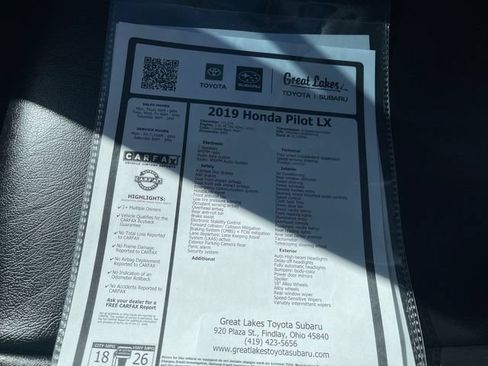 Used 2019 Honda Pilot LX image 27