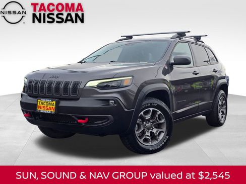 Used 2021 Jeep Cherokee Trailhawk w/ Sun, Sound & Nav Group AWD/4WD image 1