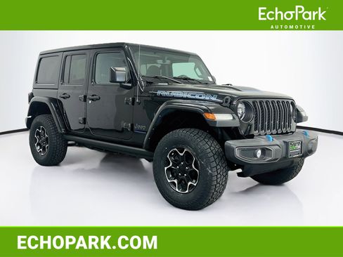 Used 2023 Jeep Wrangler Unlimited Rubicon 4xe w/ Cold Weather Group AWD/4WD image 1