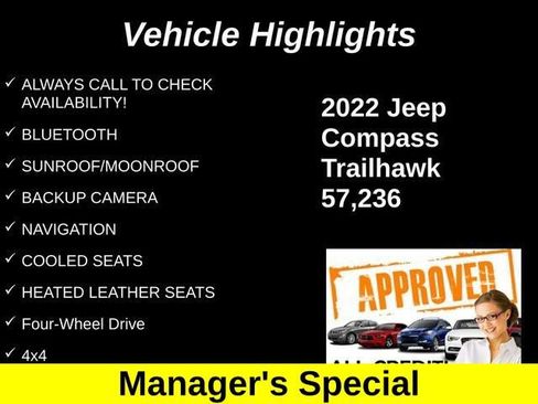 Used 2022 Jeep Compass Trailhawk w/ Trailhawk Elite Group AWD/4WD image 10
