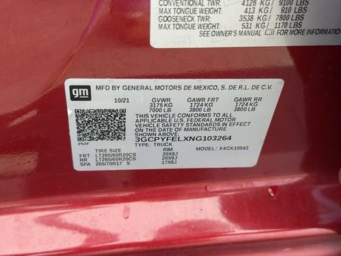 Used 2022 Chevrolet Silverado 1500 LT Trail Boss w/ LT Trail Boss Premium Package image 38