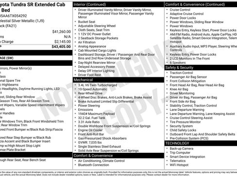 Used 2026 Toyota Tundra SR RWD image 16