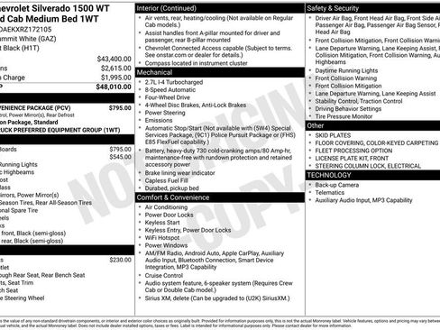 Used 2024 Chevrolet Silverado 1500 W/T w/ WT Convenience Package AWD/4WD image 6