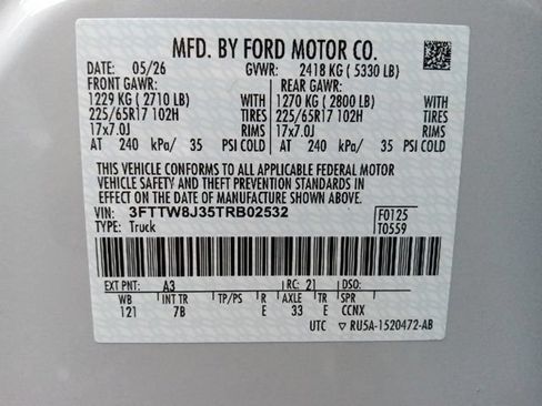New 2026 Ford Maverick XLT w/ Equipment Group 301A AWD/4WD image 35