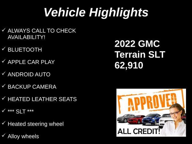 Used 2022 GMC Terrain SLT w/ Infotainment Package II FWD image 9