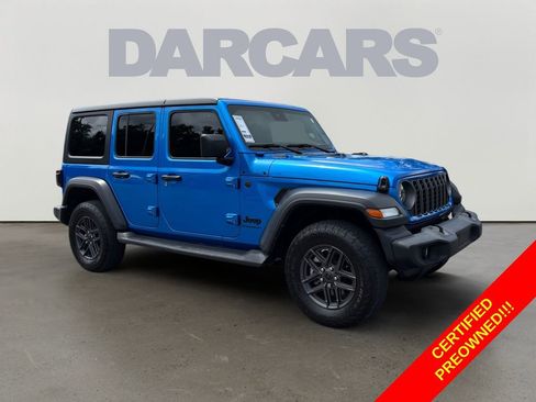 Certified 2025 Jeep Wrangler Unlimited Sport AWD/4WD image 1