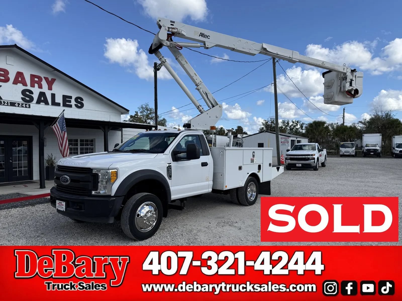 Used 2017 Ford F550 2WD Regular Cab Super Duty w/ Snow Plow Prep Package image 1