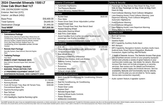 Used 2024 Chevrolet Silverado 1500 LT RWD image 38