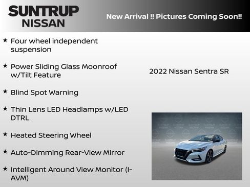 Certified 2022 Nissan Sentra SR w/ SR Premium Package FWD image 12