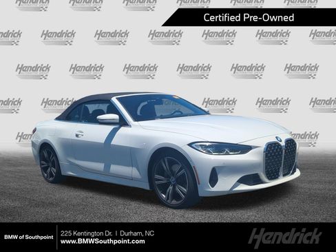 Certified 2024 BMW 430i xDrive Convertible w/ Premium Package AWD/4WD image 1