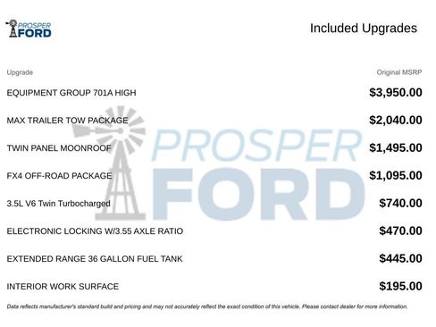 Used 2022 Ford F150 Platinum w/ Equipment Group 701A High image 3