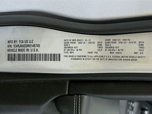 Used 2021 Jeep Grand Cherokee L Laredo image 12