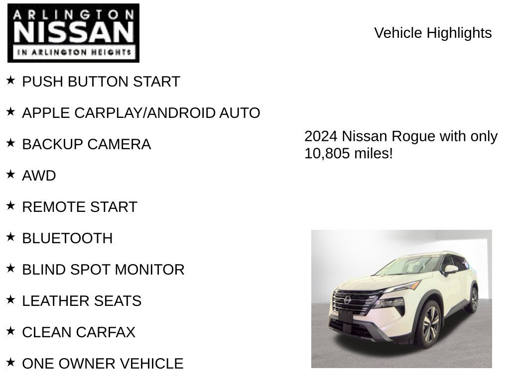 Used 2024 Nissan Rogue SL AWD/4WD image 8