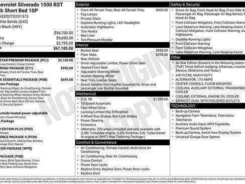 New 2026 Chevrolet Silverado 1500 RST w/ RST All Star Premium Package AWD/4WD image 8